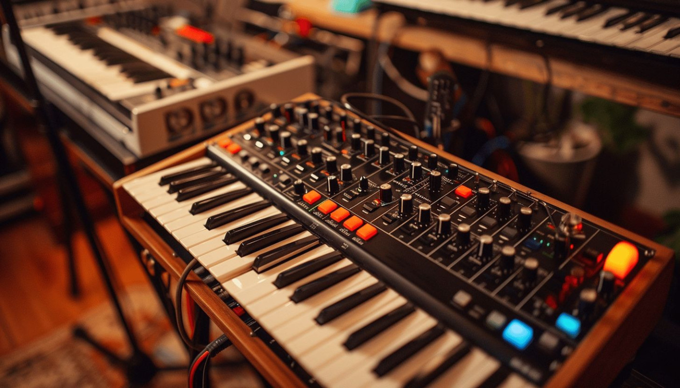 Arrangement musical pour synthétiseurs analogiques créer des textures uniques en production